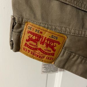 Levi 505 tan pants